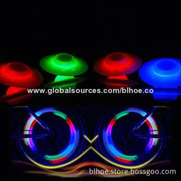 Bicycle wheel spokes lamp